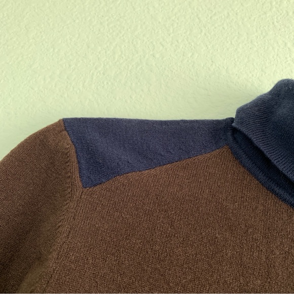 ROBERTA DI CAMERINO vintage Italian designer wool blend turtleneck sweater S - Picture 11 of 12